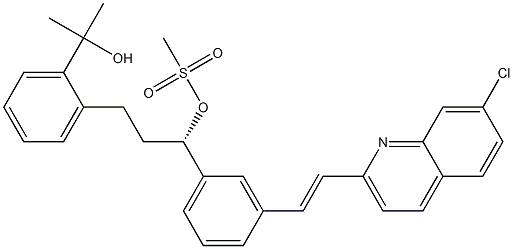 孟鲁司特杂质12 结构式
