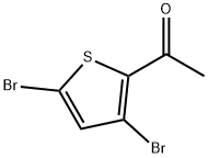 1-(3,5-二溴噻吩-2-基)乙烷-1-酮 结构式