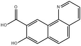 8-羟基7,8-苯并喹啉-9-羧酸 结构式
