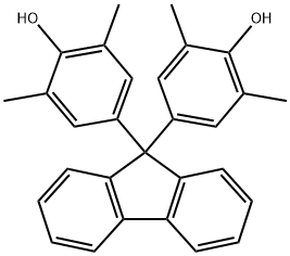 9,9-二(3,5-二甲基-4-羟基苯基)芴 结构式