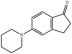 5-(哌啶-1-基)-2,3-二氢-1H-茚-1-酮 结构式