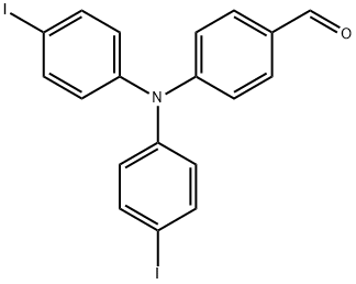 4-[双(4-碘苯基)氨基]苯甲醛 结构式