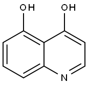 喹啉-4,5-二醇 结构式