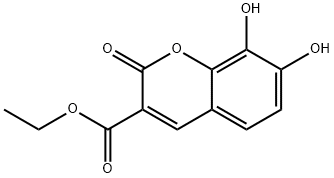 7,8-二羟基-2-氧代-2H-色烯-3-甲酸乙酯 结构式