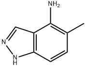 5-甲基-1H-吲唑-4-胺 结构式