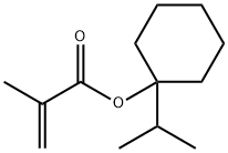 1-异丙基-1-环己醇甲基丙烯酸酯 结构式
