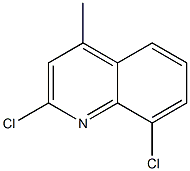 2,8-DICHLORO-4-METHYLQUINOLINE 结构式