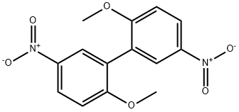 2,2'-DiMethoxy-5,5'-dinitro-1,1'-biphenyl 结构式