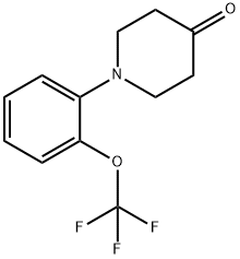 1-[2-(trifluoromethoxy)phenyl]piperidin-4-one 结构式