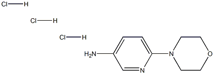 6-(4-吗啉基)-3-氨基吡啶 结构式