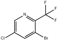3-溴-5-氯-2-(三氟甲基)吡啶 结构式
