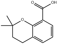 2,2-二甲基色满-8-羧酸 结构式