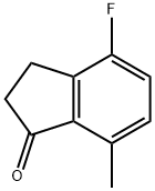 4-氟-7-甲基-1-茚酮 结构式