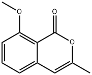 8-甲氧基-3-甲基-1H-异苯并吡喃-1-酮 结构式