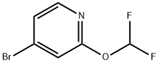 4-溴-2-二氟甲氧基吡啶 结构式