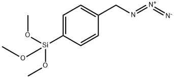 对叠氮甲基苯基三甲氧基硅烷 结构式