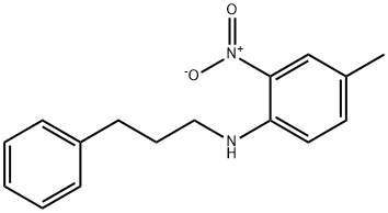 N-(4-Methyl-2-nitrophenyl)benzenepropanaMine 结构式