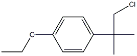 1-(1-CHLORO-2-METHYLPROPAN-2-YL)-4-ETHOXYBENZENE 结构式