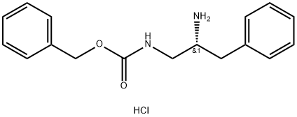 N-CBZ-(R)-2-氨基-3-苯基丙胺 结构式