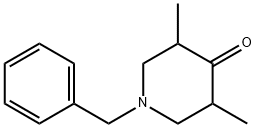 1-苄基-3,5-二甲基哌啶-4-酮 结构式