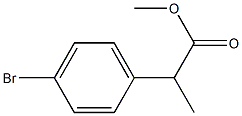 2-(4-溴苯基)丙酸甲酯 结构式