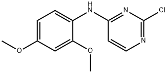 2-chloro-N-(2,4-diMethoxyphenyl)pyriMidin-4-aMine 结构式