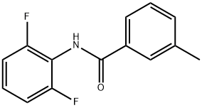 N-(2,6-二氟苯基)-3-甲基苯甲酰胺 结构式