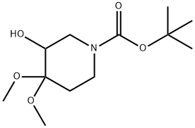 tert-Butyl3-hydroxy-4,4-dimethoxypiperidine-1-carboxylate