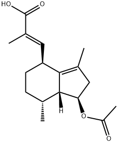 ACETOXYVALERENIC ACID 结构式