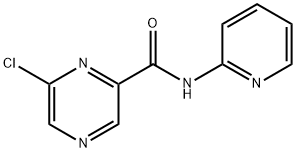 6-氯-N-(吡啶-2-基)吡嗪-2-甲酰胺 结构式