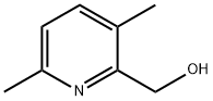 (3,6-二甲基吡啶-2-基)甲醇 结构式