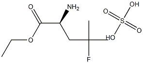 4-氟- L-亮氨酸乙基酯硫酸盐 结构式