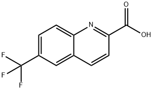 6-(三氟甲基)喹啉-2-羧酸 结构式