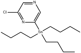 2-氯-6-三丁基锡吡嗪 结构式