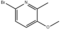 6-溴-3-甲氧基-2-甲基吡啶 结构式