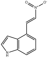 4-[(1E)-2-硝基乙烯基]-1H-吲哚 结构式