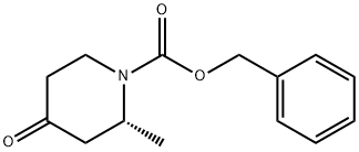 (R)-1-CBZ-2-甲基-4-哌啶酮 结构式