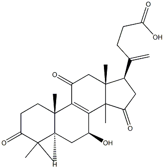 20(21)-去氢赤芝酸 A 结构式