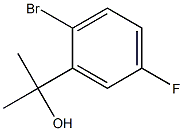 2-(2-溴-5-氟苯基)丙-2-醇 结构式