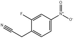 2-氟-4-硝基苯乙腈 结构式