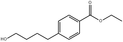 4-(4-羟基丁基)苯甲酸乙酯 结构式