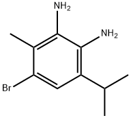 4-溴-6-异丙基-3-甲苯-1,2-二胺 结构式
