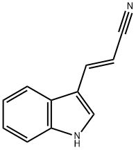(E) -3-(1H-吲哚-3-基)丙烯腈 结构式