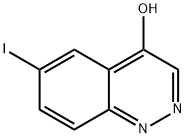 6-Iodo-cinnolin-4-ol 结构式