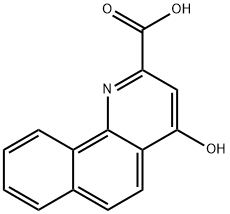 4-羟基7,8-苯并喹啉-2-羧酸 结构式