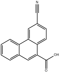 6-氰基菲-9-羧酸 结构式