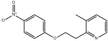 3-Methyl-2-(2-(4-nitrophenoxy)ethyl)pyridine 结构式