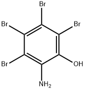 2-氨基-3,4,5,6-四溴苯酚 结构式