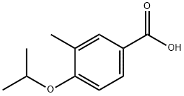 3-甲基-4-异丙氧基苯甲酸 结构式