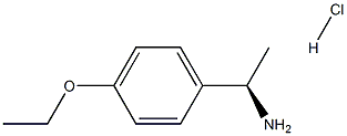 (1R)-1-(4-乙氧基苯基)乙-1-胺盐酸盐 结构式